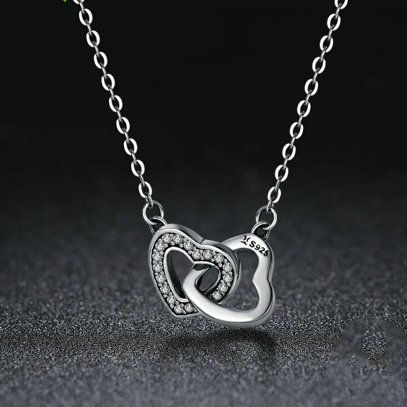 S925 Silver Heart Necklace - Stylish Valentine's Gift