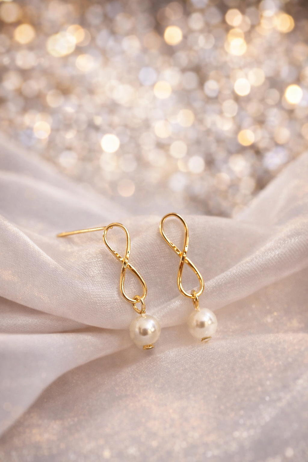 925 Silver Minimalist Pearl Geometric Earrings