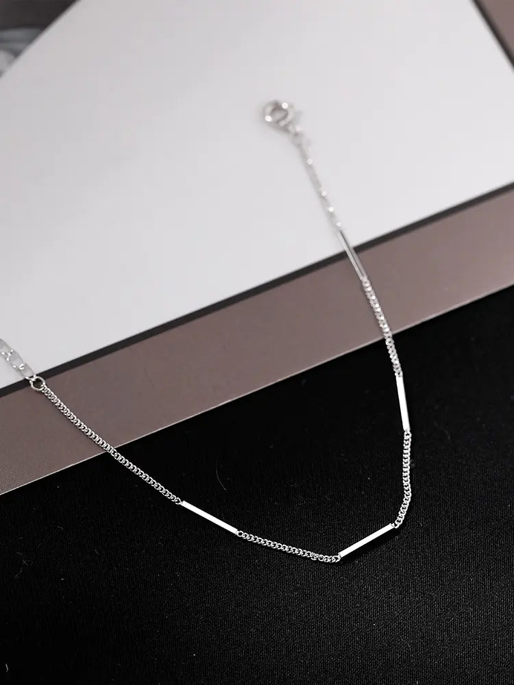 925 Silver Minimalist Bracelet for Women - Elegant Design