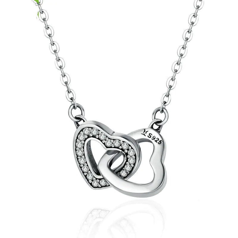 S925 Silver Heart Necklace - Stylish Valentine's Gift